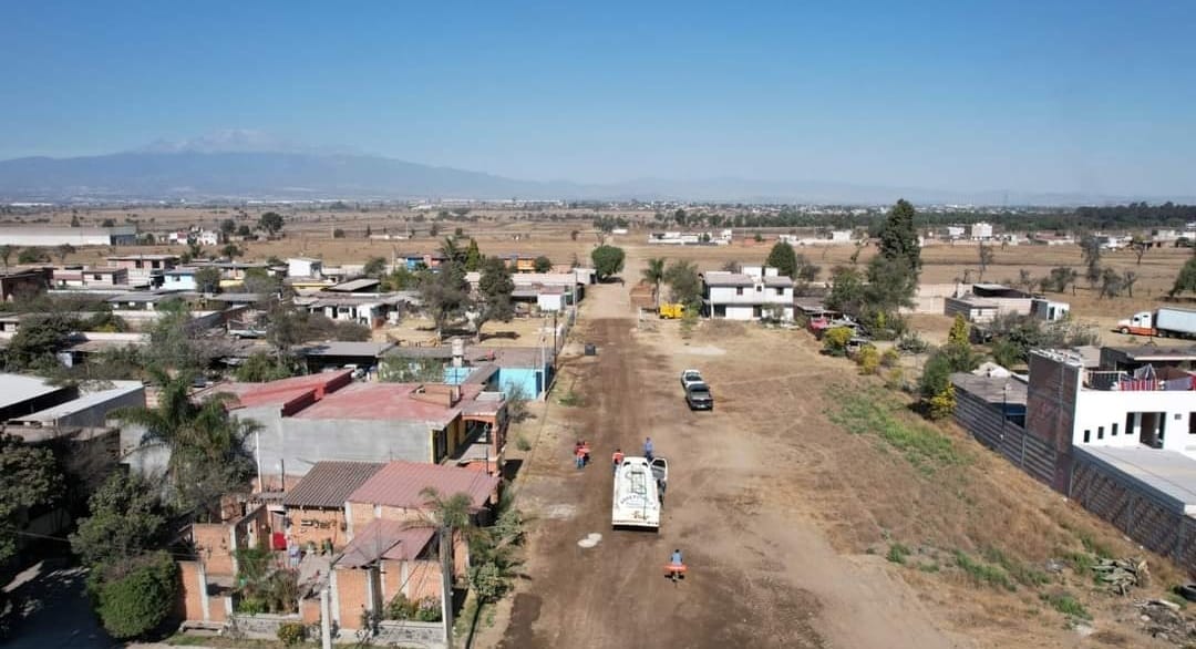 Inaugura Ayuntamiento de Coronango ampliación de drenaje en calle Leona Vicario en San Antonio Mihuacán