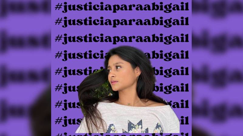 Por: Cortesía Caso de Abigail Hay Urrutia: Kleiver, su expareja, es vinculado a proceso por violencia familiar