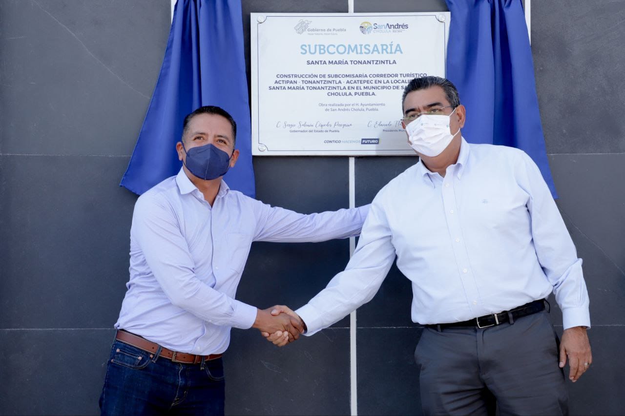 Comunicado oficial Con nueva Subcomisaría y entrega de patrullas, Mundo Tlatehui fortalece la seguridad en San Andrés Cholula