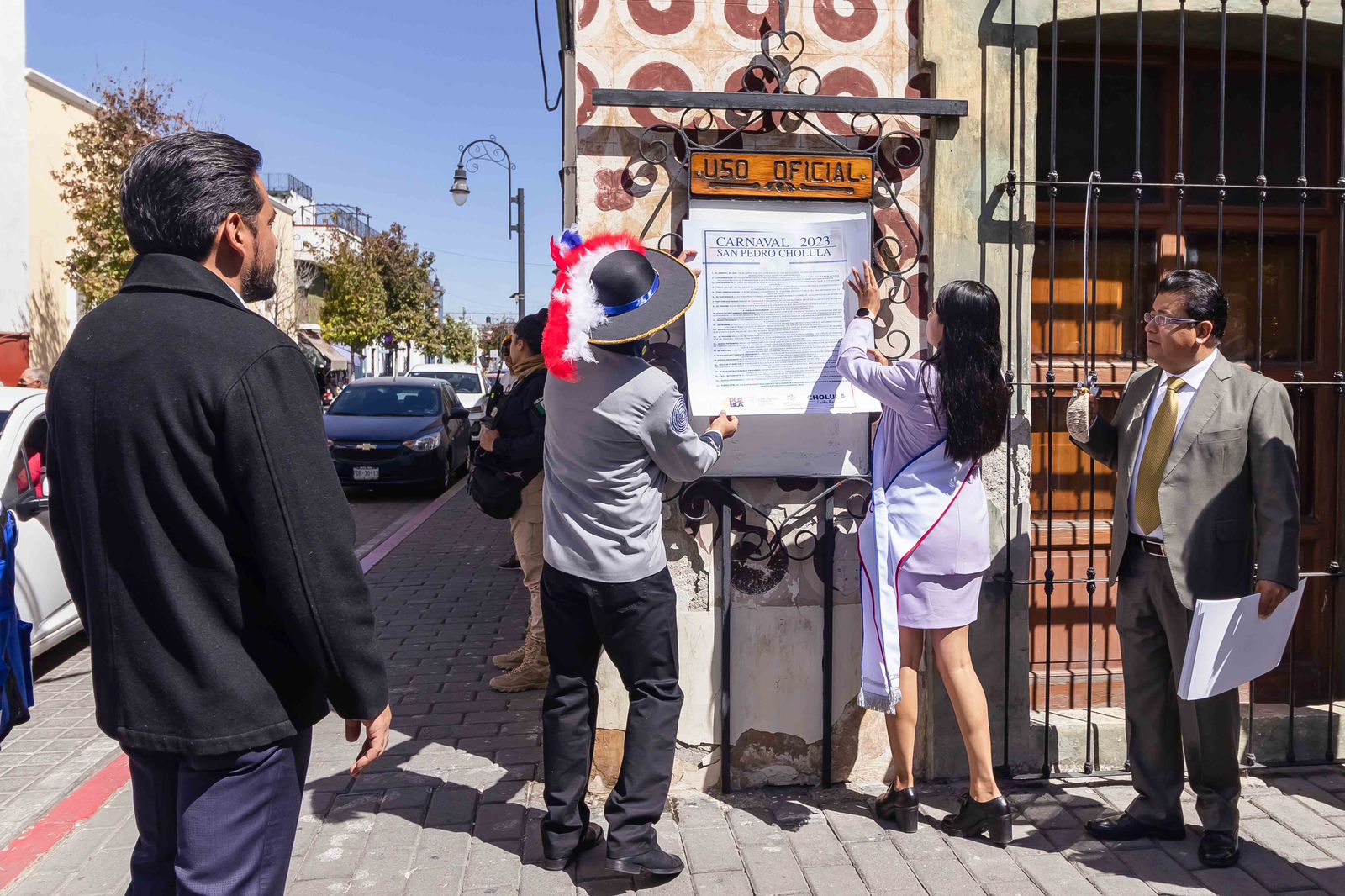 Por: Cortesía Presentan programa del Carnaval de Cholula 2023, un evento familiar y en paz
