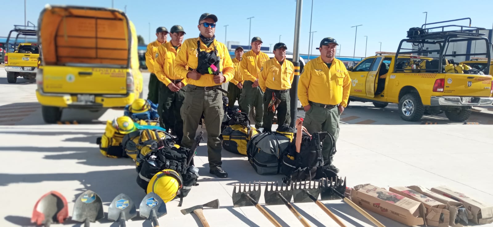 Por: Cortesía Brigada corta-fuego de Tlaxcala se une a combatientes de incendios en chile