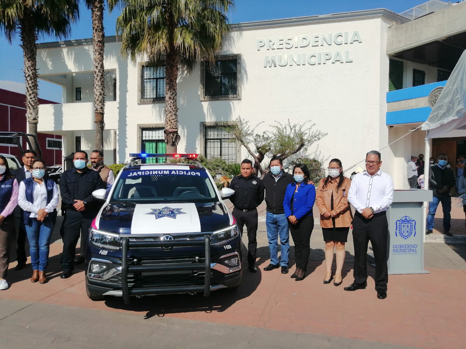 Adquiere Cuautlancingo nueve unidades más para combatir inseguridad