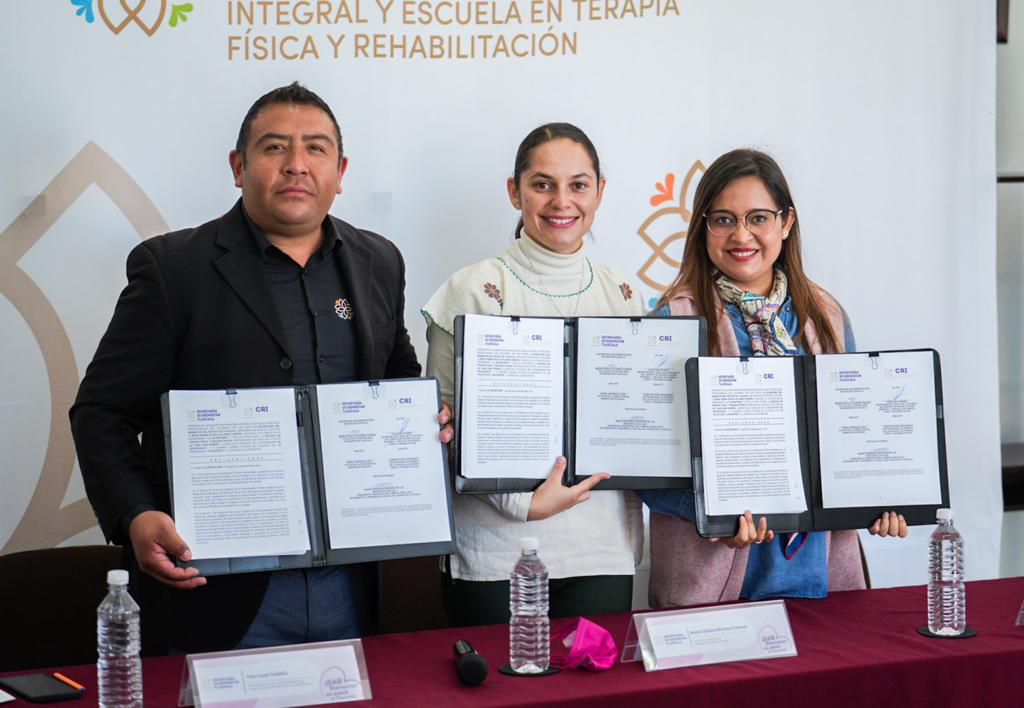 Firman convenio Bienestar Estatal y el CRI para fortalecer atención a personas con discapacidad