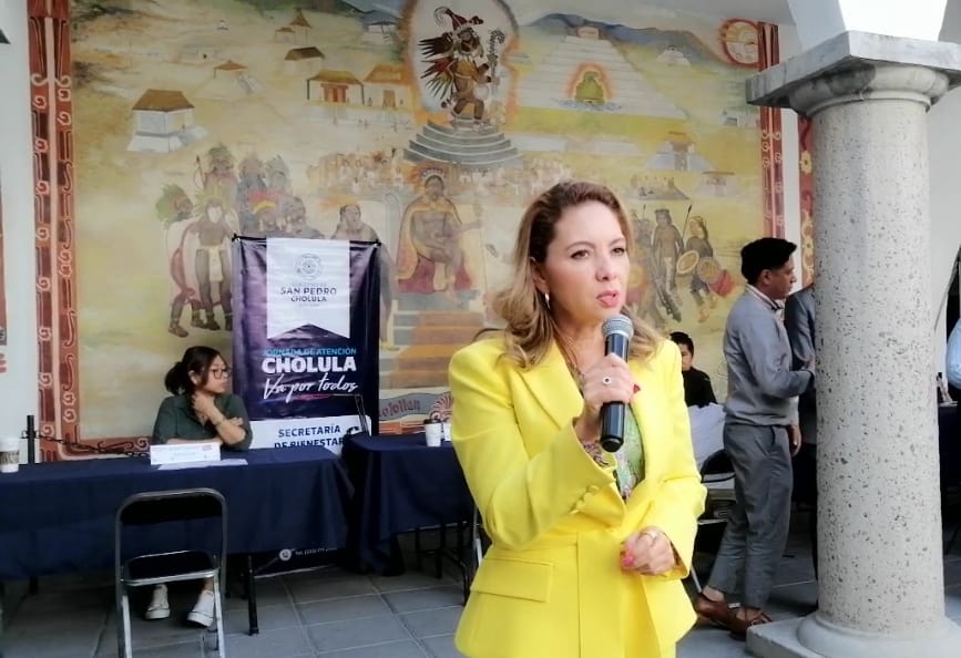 Por: Cortesía Lula Pineda Mayor retroalimentación en visitas diarias a hogares de familias cholultecas: Paola Angon