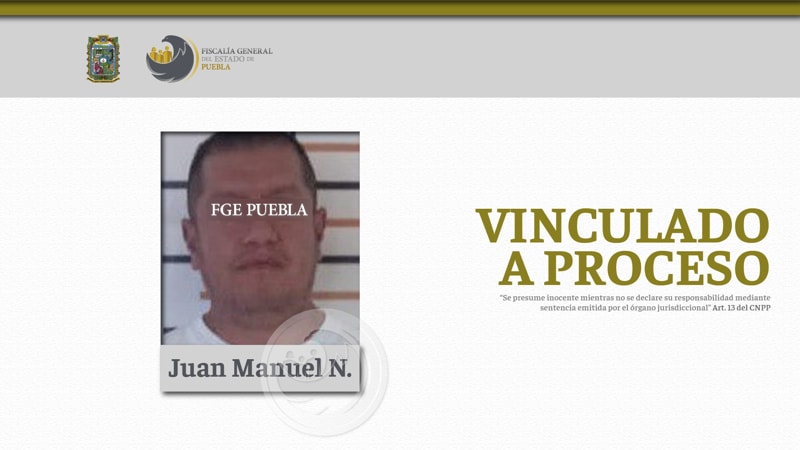 Por: Cortesía Juan Manuel N. es enviado a prisión por intento de homicidio en Huauchinango