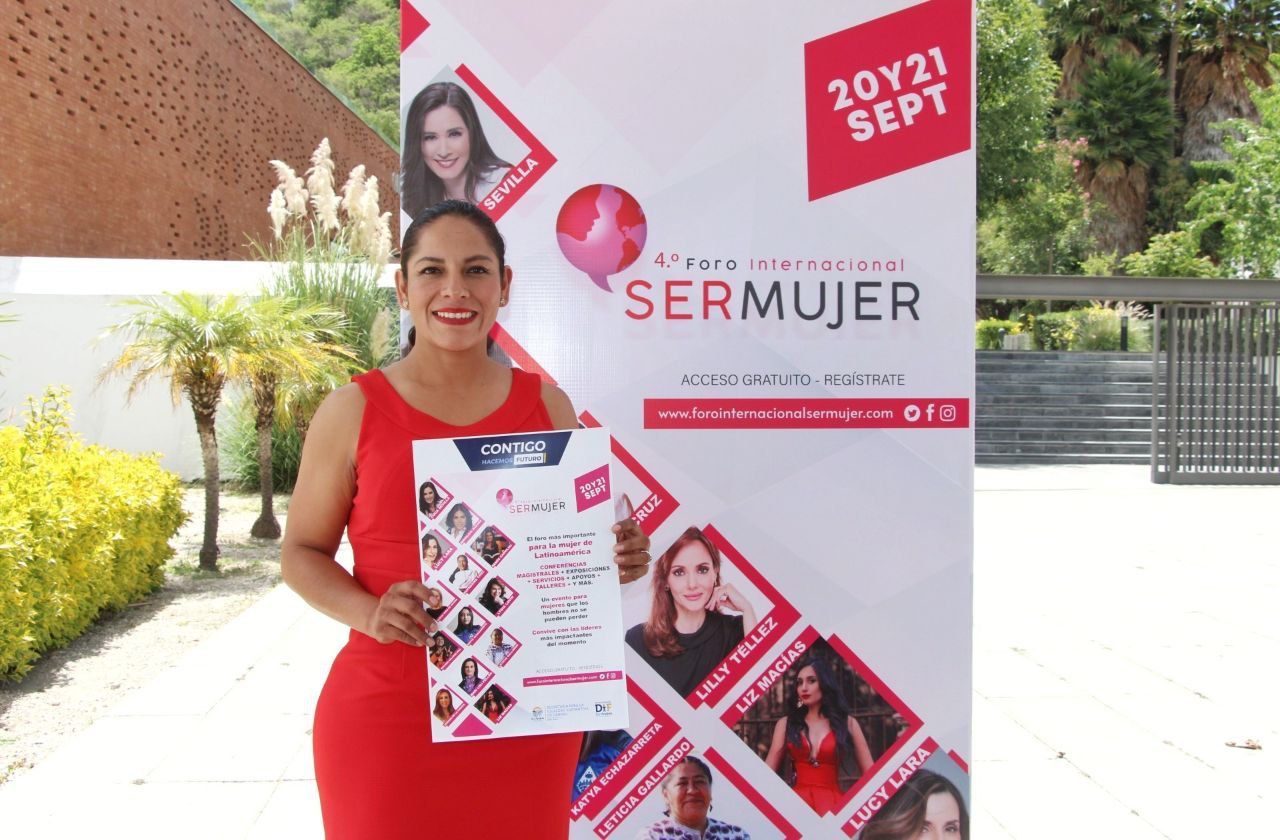 Lupita Cuautle presenta el cuarto foro internacional Ser Mujer