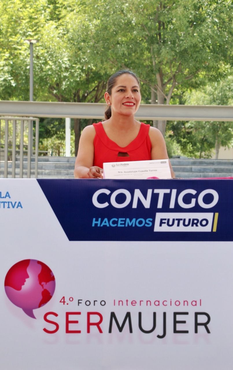 Comunicado oficial Lupita Cuautle presenta el cuarto foro internacional Ser Mujer