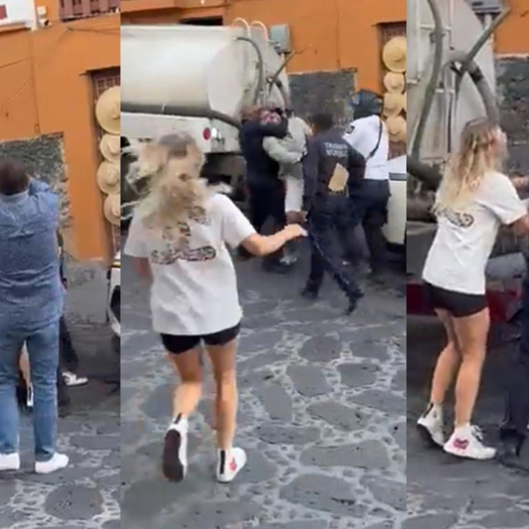 Por: Cortesía Agresivo arresto de policías a turista en Tepoztlán se hace viral por actuar de uniformados (Vídeo)