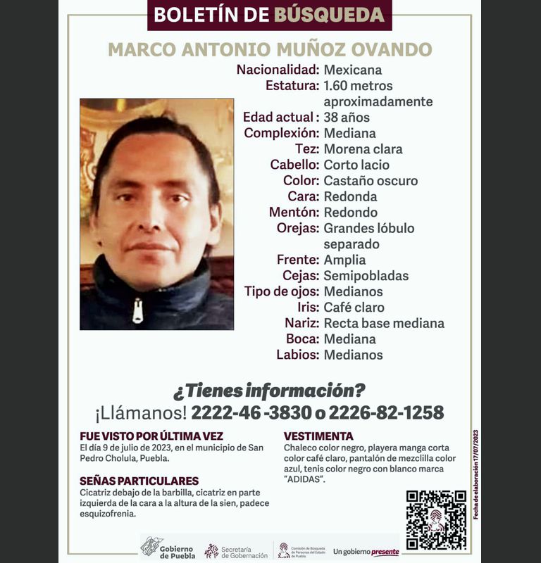 Por: Cortesía Lula Pineda Alerta Amber por desaparición de Valeria Gómez y Marco Antonio Muñoz en San Pedro Cholula
