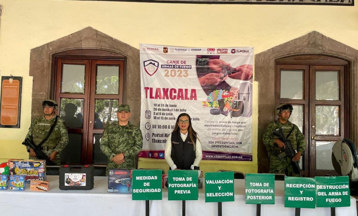 Realiza CESESP última semana de canje de armas 2023