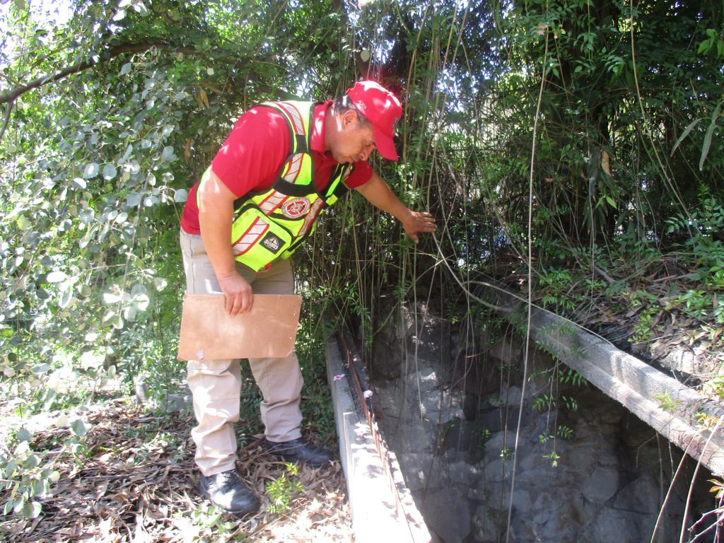 Ante temporada de lluvia, Protección Civil de San Andrés Cholula supervisa ríos y barrancas