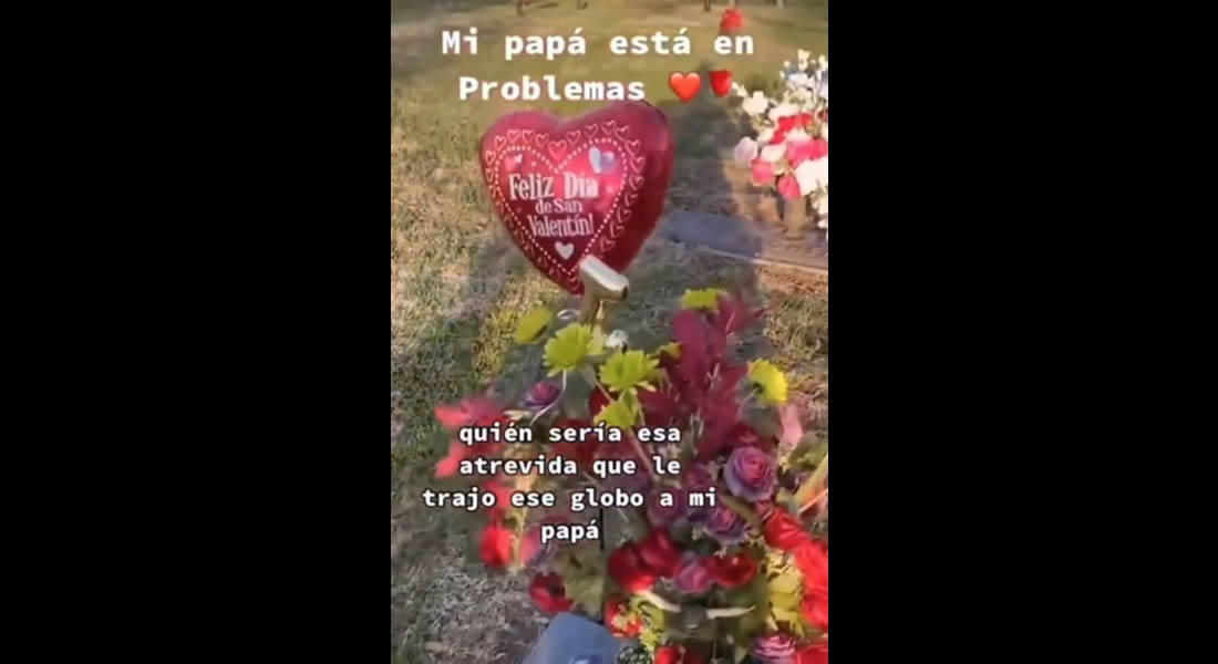Por: Cortesía Infidelidad de esposo difunto es revelada al encontrar romántico regalo en la tumba, reacción se hace viral (Vídeo)