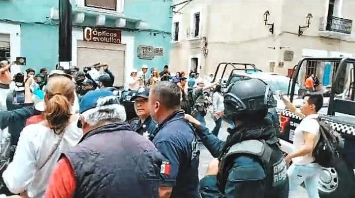 Recrimina Eréndira Jiménez uso de la fuerza en manifestación contra autotrén