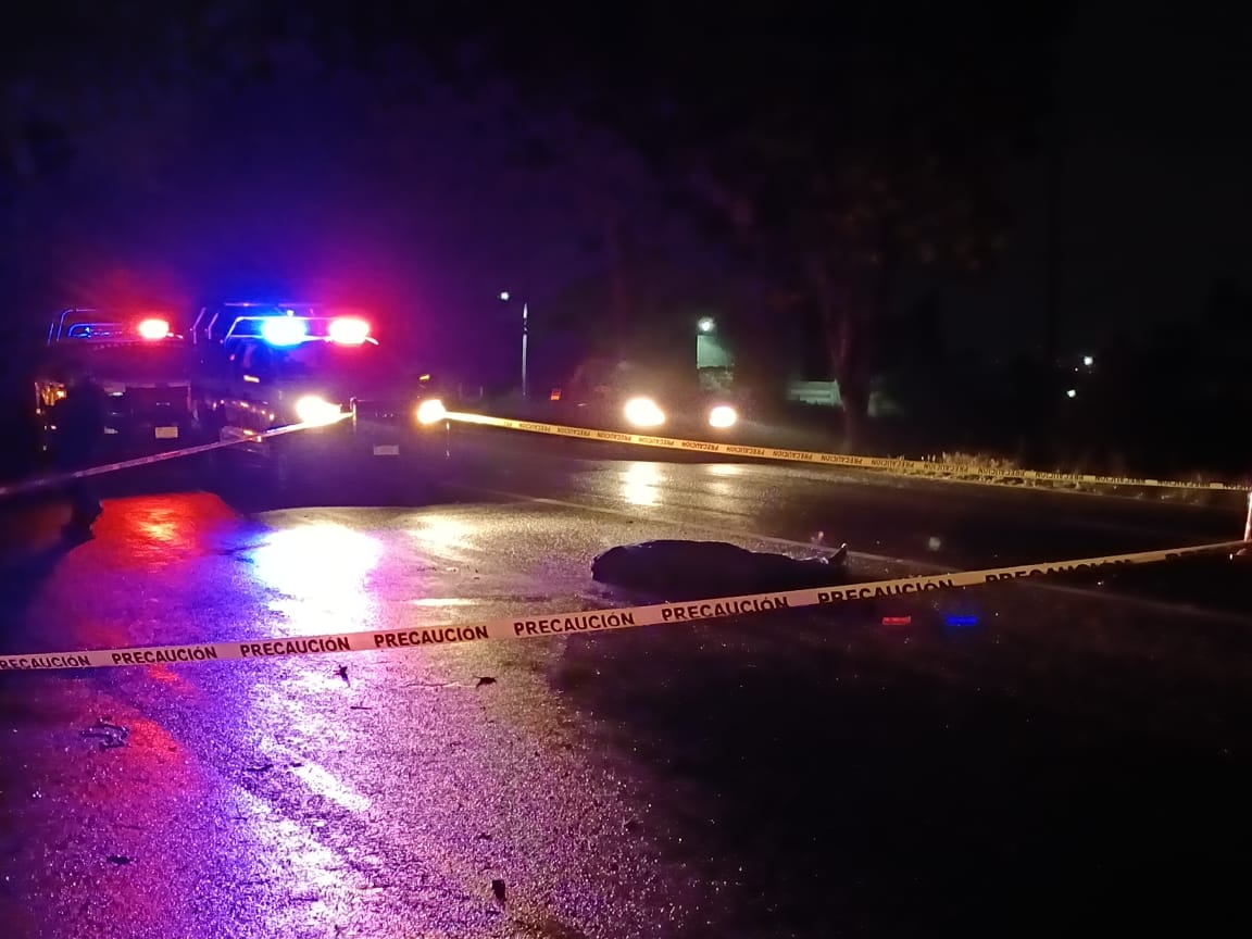 Perece menor de edad en accidente de motocicleta sobre la Vía Corta Chiautempan-Puebla