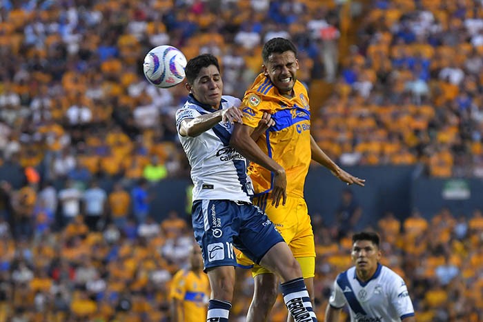 Por: Cortesía Puebla empató al campeón Tigres en el Volcán