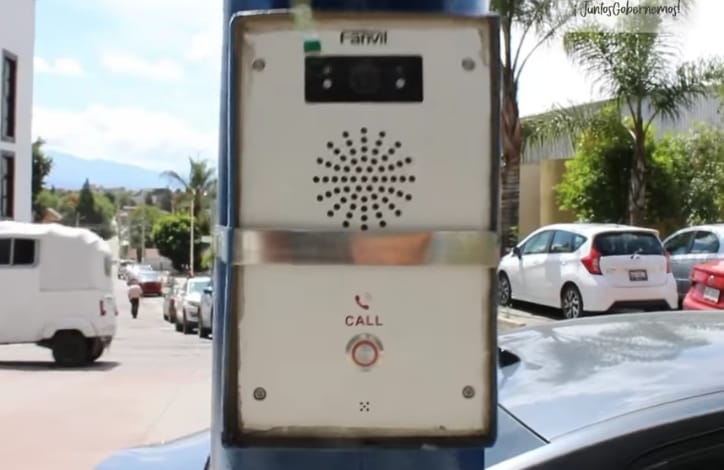 Coronango instala 20 botones de alertamiento en puntos estratégicos