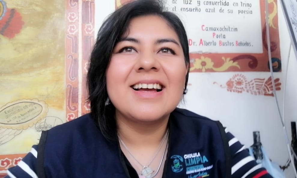 Por: Cortesía Lula Pineda Hasta 180 toneladas diaria de basura recolecta el Organismo Operador de Limpia en San Pedro Cholula