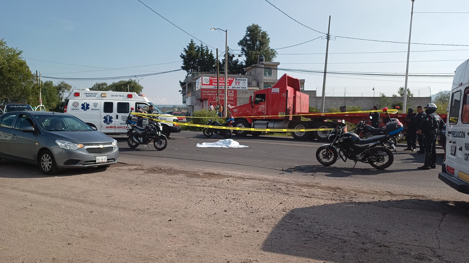 Por: Cortesía Muere mujer de la tercera edad tras ser atropellada en la Apizaco-Tlaxco