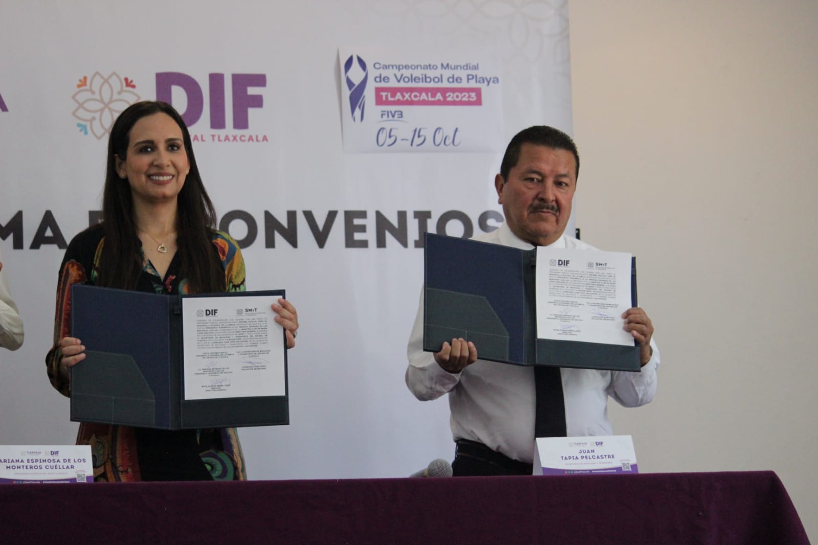 Firman SEDIF y SMyT para la sensibilización del transporte público