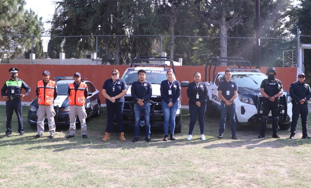 San Pedro Cholula realiza primer simulacro preventivo de seguridad en secundaria de Acuexcomac