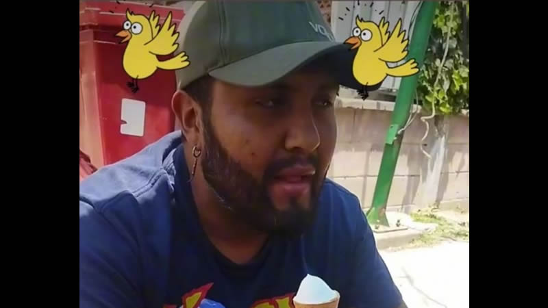 Por: Cortesía “Mala suerte nivel”: Paloma defeca en helado, sujeto no se da cuenta y lo come de todos modos (Vídeo)