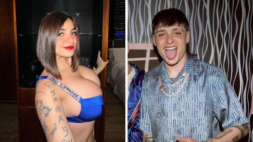 Por: Cortesía ¿Se gustan?: Karely Ruiz pone nervioso a Peso Pluma durante transmisión en vivo (Vídeo)