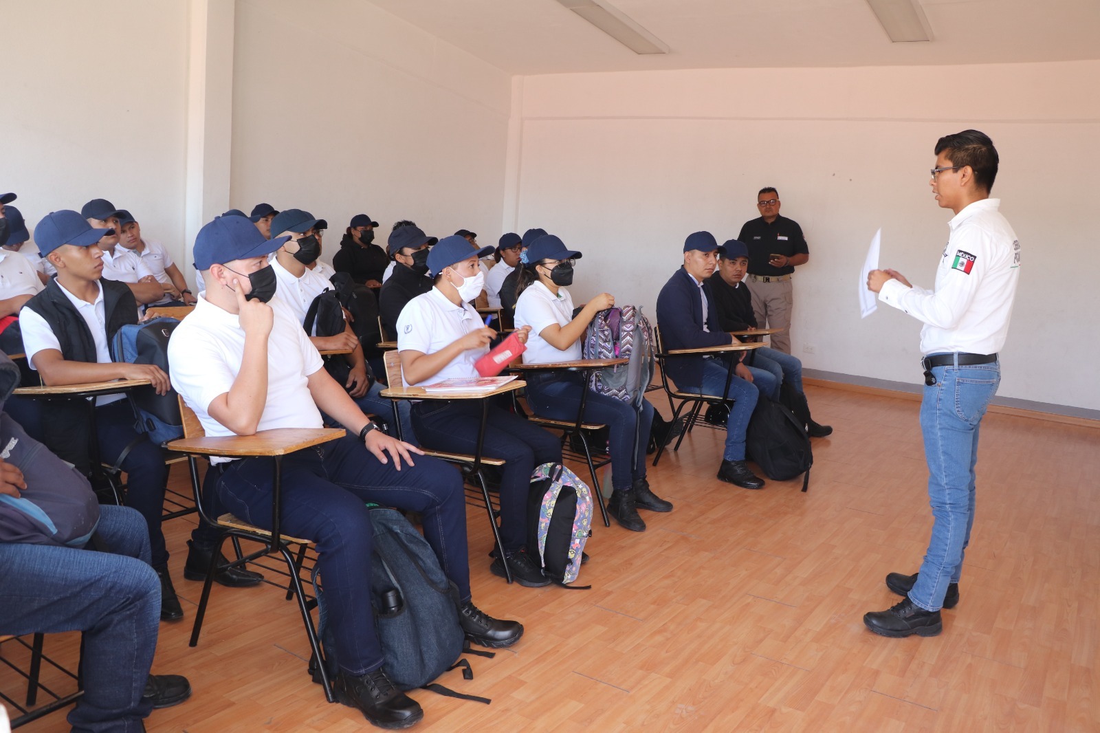 Inician cursos de formación inicial para policías en academia de SSC Cholula