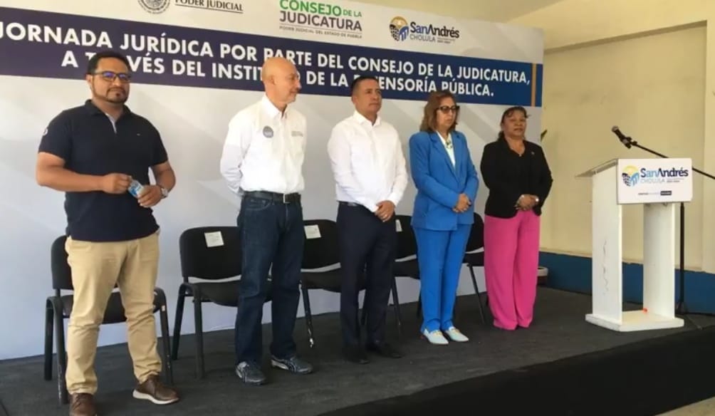Retomará Instituto de la Defensoría Pública jornadas jurídicas gratuitas en San Andrés Cholula