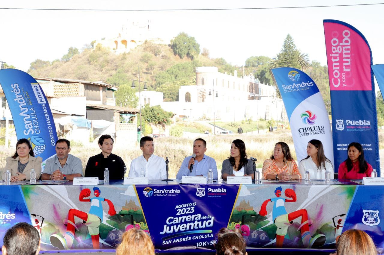 San Andrés Cholula y Puebla capital invitan a la “Carrera de la Juventud 2023”
