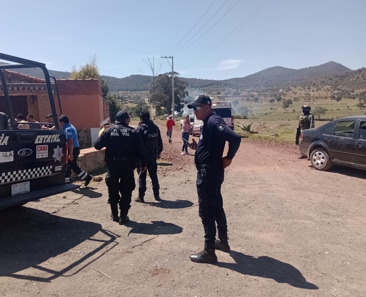 Explotan cohetes en un cortejo fúnebre,  en Tlaxco; se reportó un herido