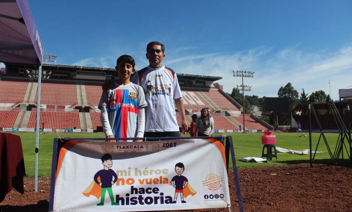 Celebra IDET a papás con la actividad ‘Mi héroe no vuela, hace historia’