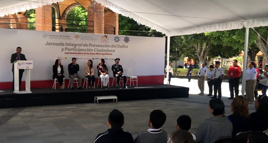 Municipios metropolitanos presentes en Jornada Integral de Prevención del Delito y Participación Ciudadana en SACH