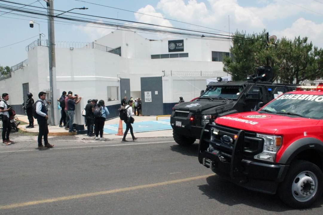 Con simulacro previene FGR Tlaxcala ataque a sus instalaciones