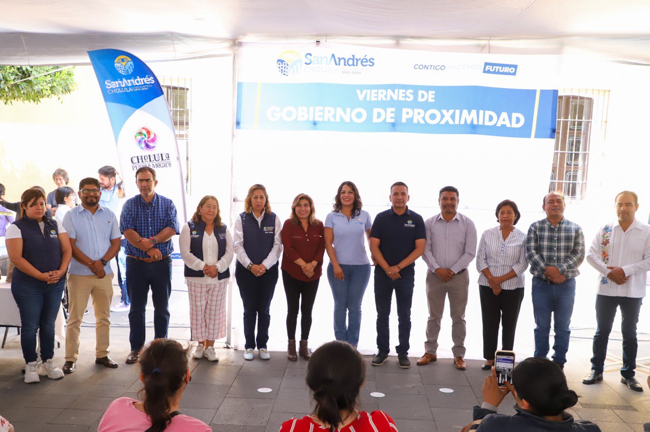 Recibe San Bernardino Tlaxcalancingo los servicios de la jornada Viernes de Gobierno de Proximidad