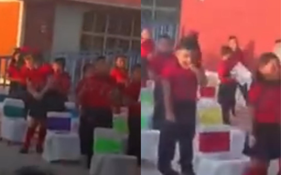Por: Cortesía "Te quiero chupar el c***" Maestra sorprende con audio erótico en graduación de kínder (Vídeo)