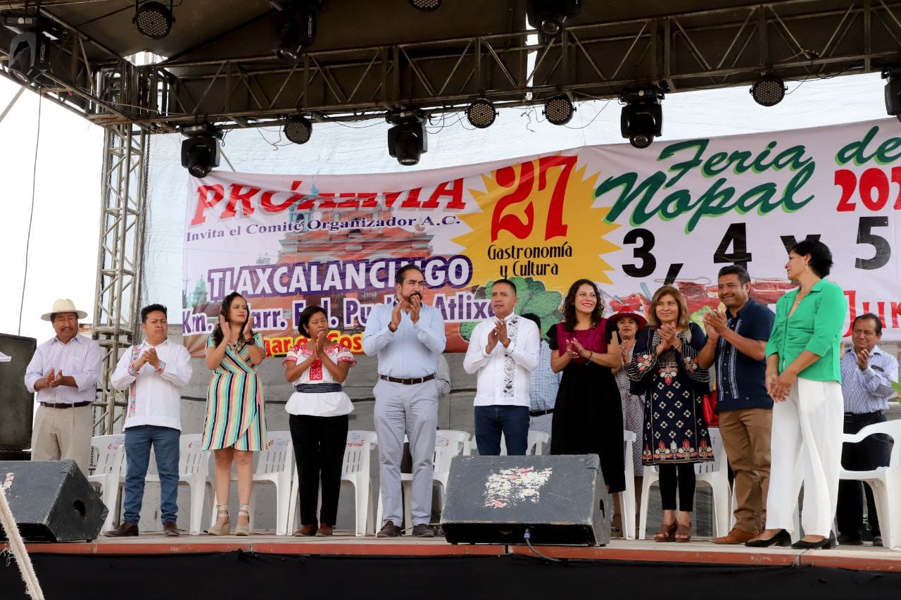Inaugura Mundo Tlatehui la edición 27 de la Feria del Nopal en San Bernardino Tlaxcalancingo