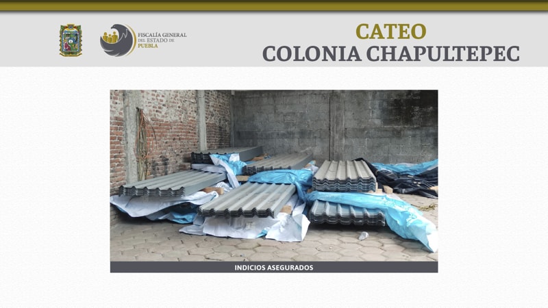 Por: Cortesía Fiscalía de Puebla recuperó mercancía Robada en la colonia Chapultepec