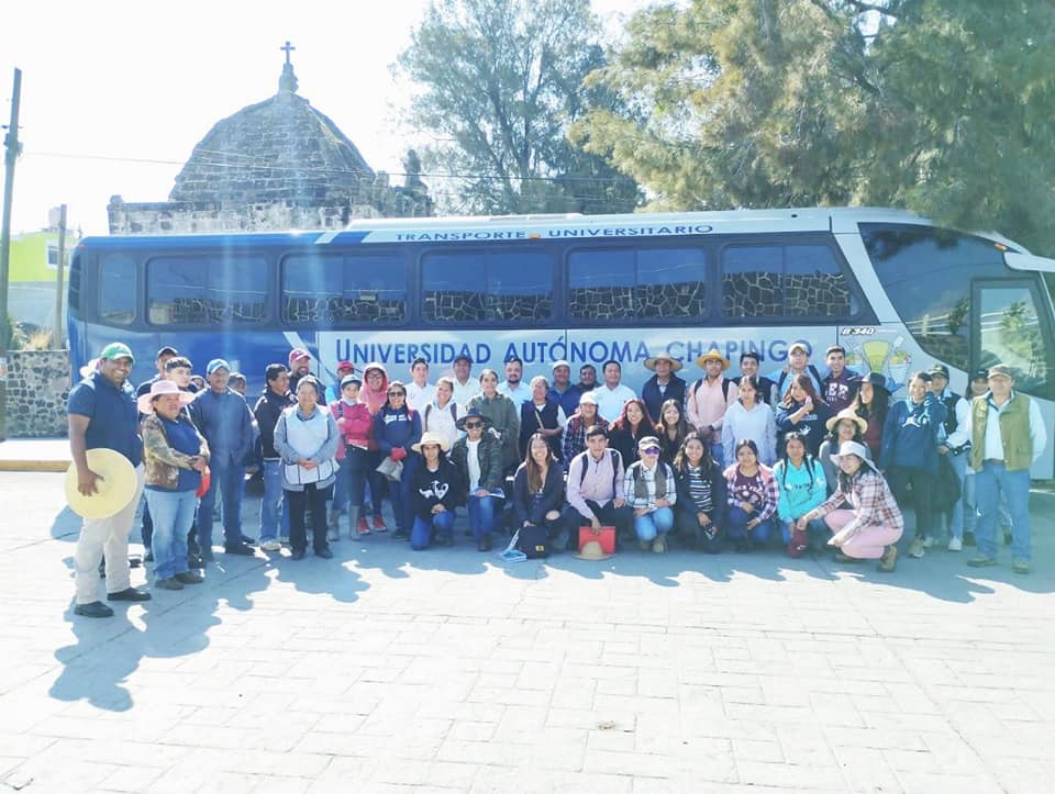 Por: Cortesía Lula Pineda Fruticultores calpenses reciben a estudiantes de la Universidad Autónoma de Chapingo
