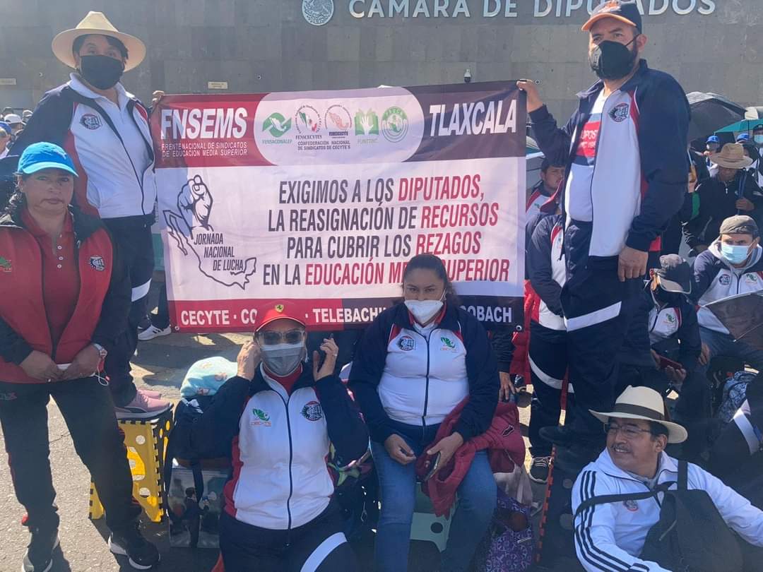 Se preparan CECYTE Y CONALEP de Tlaxcala para paro nacional: podrían frenar inicio de ciclo escolar