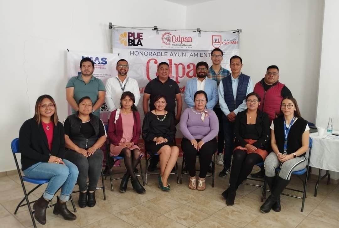 Por: Cortesía Lula Pineda Municipios metropolitanos presentes en 8va mesa de trabajo de Migración en Calpan