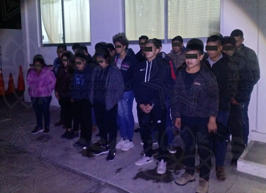 Nuevo rescate de 19 migrantes ahora en Cuaxomulco