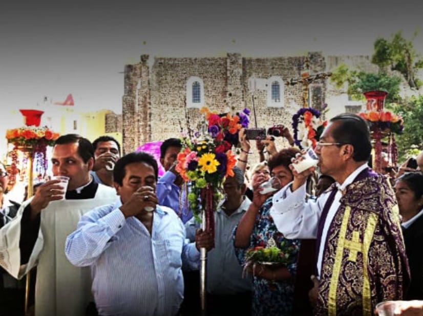 Pide mayordoma de Pedro de Animas a funcionarios y políticos a no ‘’politizar la Tlahuanca’’