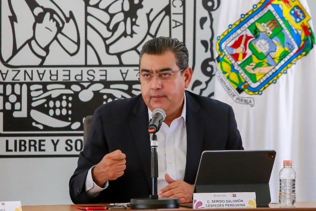 Por: Cortesía Sergio Salomón defiende llegada de nuevos secretarios al gobierno de Puebla