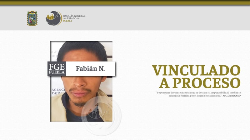 Por: Cortesía Fabián N. es enviadoa  prisión por el delito de violación; fue sorprendido por un familiar de la víctima