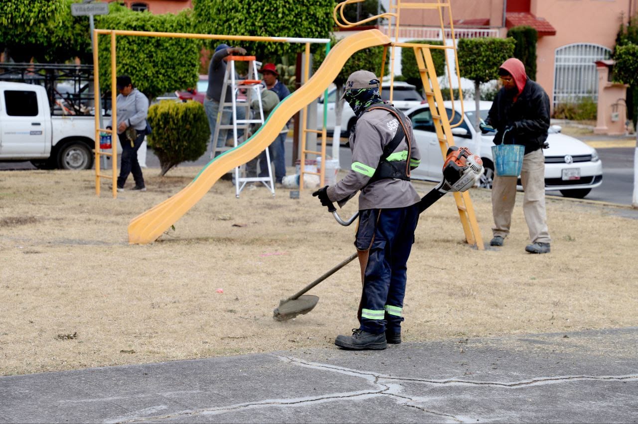 Realiza Ayuntamiento de San Andrés “Sábados de Faena en tu Fraccionamiento” en Villas de Atlixco