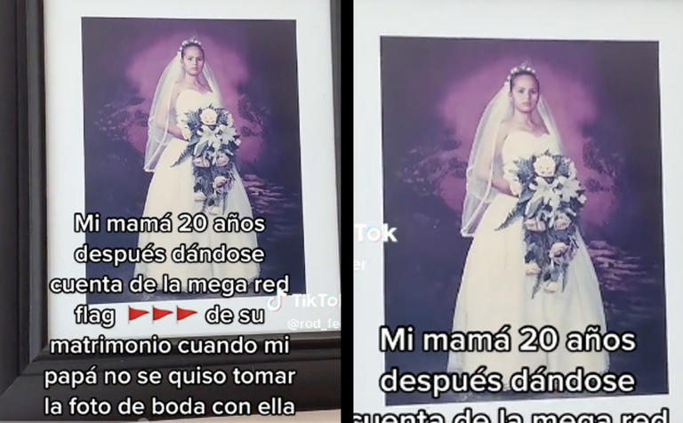 Por: Cortesía Hombre no se toma foto de boda con esposa y su hija lo expone; usuarios sospechan lo peor (Vídeo)