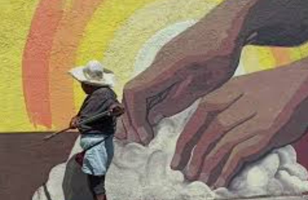 Con murales urbanos los Pueblos Originarios de San Andrés Cholula alzan la voz