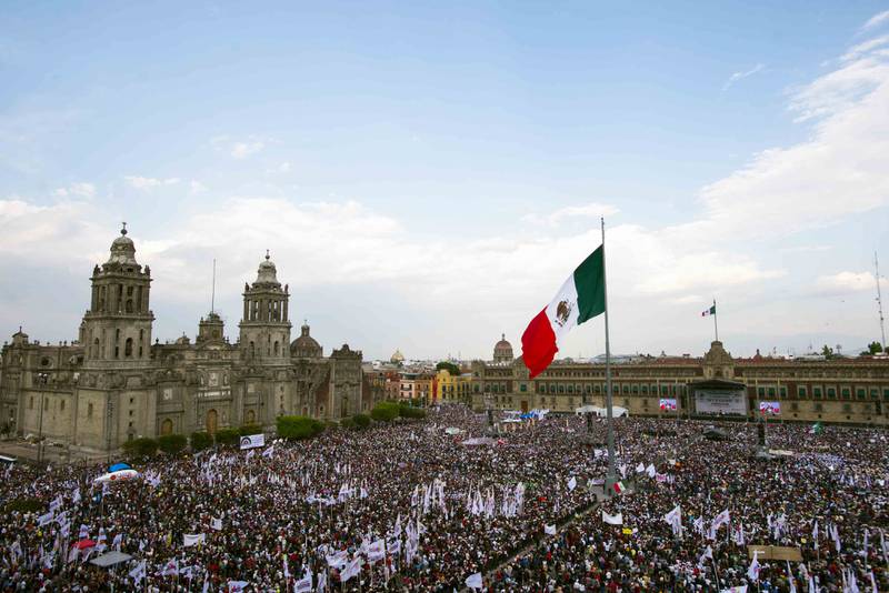Por: Cortesía Marchas a favor del INE vs marchas de AMLO ¿Cuál ‘jaló’ más participantes?