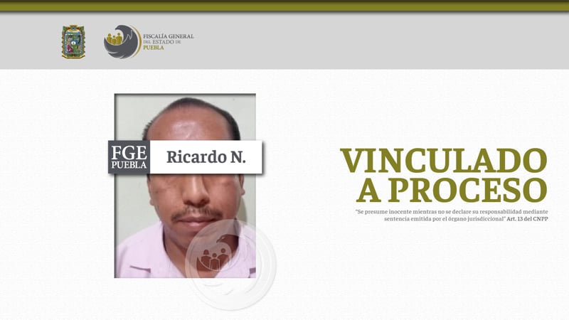 Por: Cortesía Ricardo N. es enviado a prisión por  violar a su hija menor de edad en Teziutlán y por violencia familiar