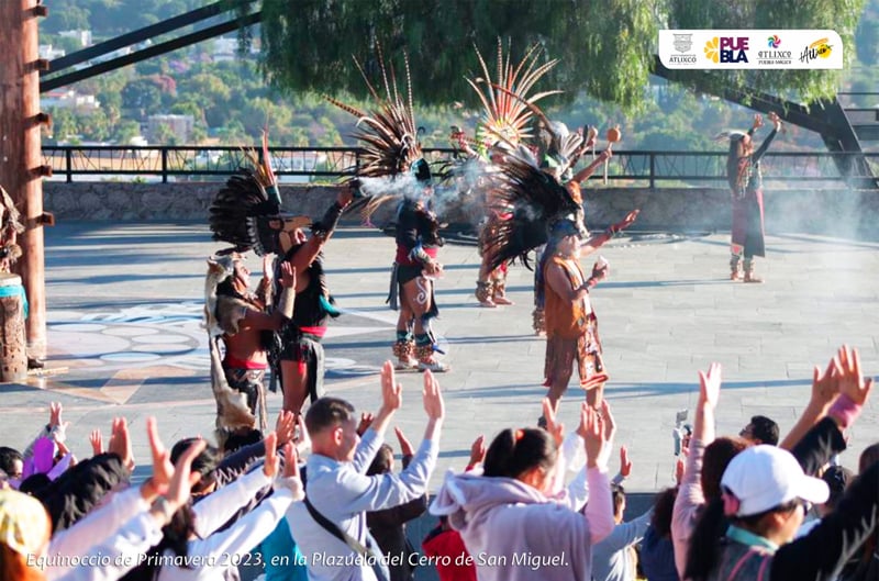 Por: Cortesía Actividades de equinoccio de primavera 2023 en Atlixco reúnen a más de 35 mil personas